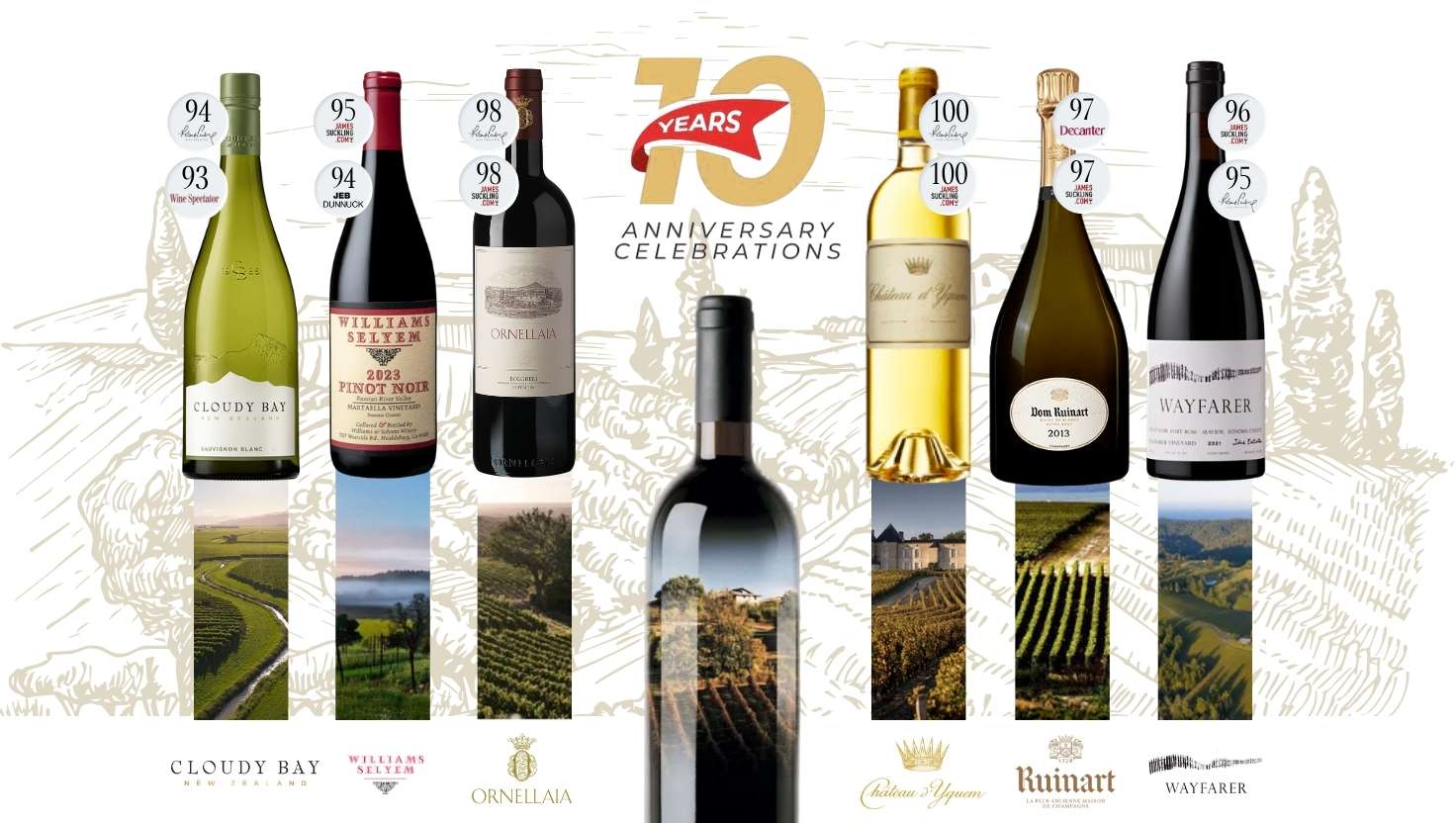 A Decade of Elegance: 10 Wineries to Toast Your 10th Anniversary