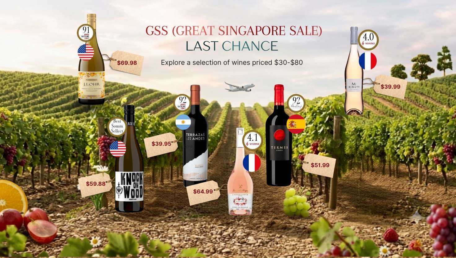 GSS Great Wine Sale Singapore: Last Chance to Taste the World