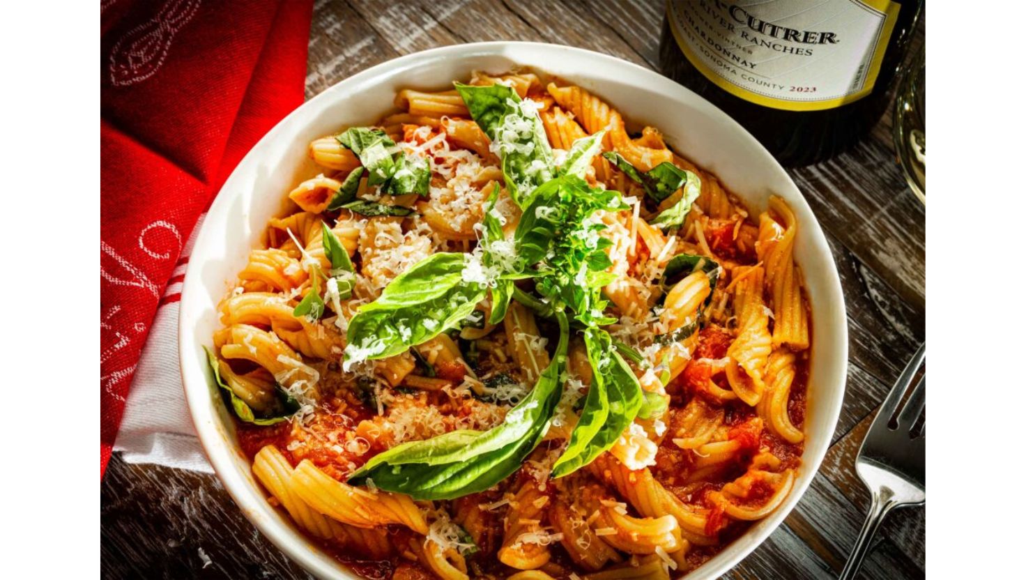 Sonoma Cutrer Chardonnay Recipe Pair with Nduja Pasta