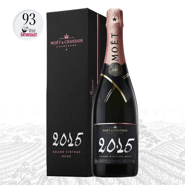 2015 Moet & Chandon Grand Vintage Rose With Gift Box - 1976 WINEHOURS