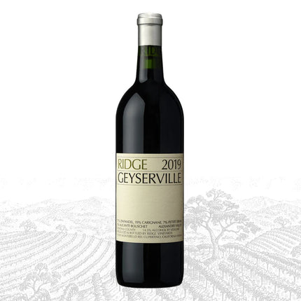 2019 Ridge Geyserville Zinfandel Santa Cruz - 1976 WINEHOURS