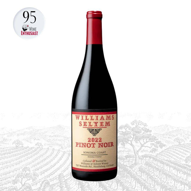 2022 Williams Selyem Sonoma Coast Pinot Noir - 1976 WINEHOURS