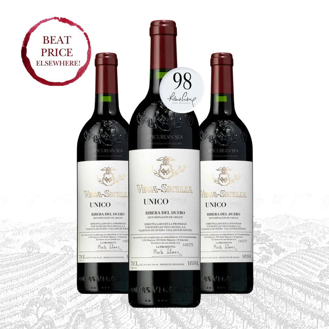 Buy 3 - 2022 Vega Sicilia Unico Reserva Especial Venta - 1976 WINEHOURS