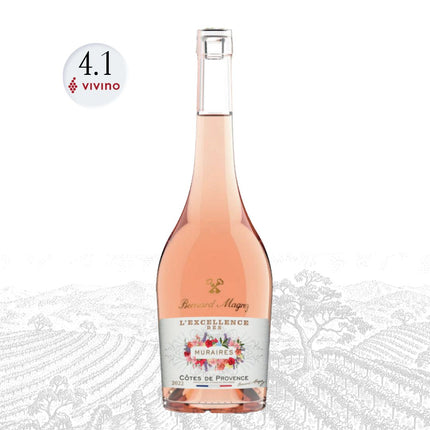 Bernard Magrez Chateau des Muraires L'Excellence des Muraires Cotes de Provence Rose - 1976 WINEHOURS