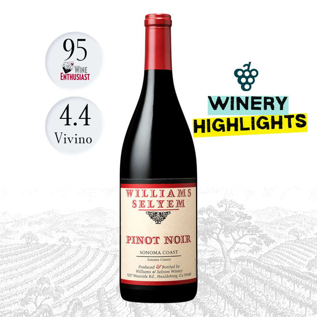 2022 Williams Selyem Sonoma Coast Pinot Noir