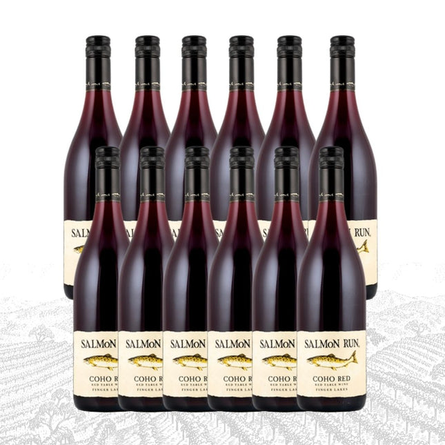 Buy 12 - Dr. Frank Konstantin Salmon Run Coho Red - 1976 WINEHOURS