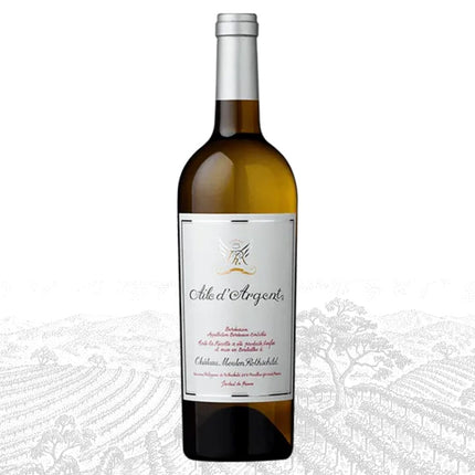 Wine bottle labeled 'Clos d'Argens' on a white background