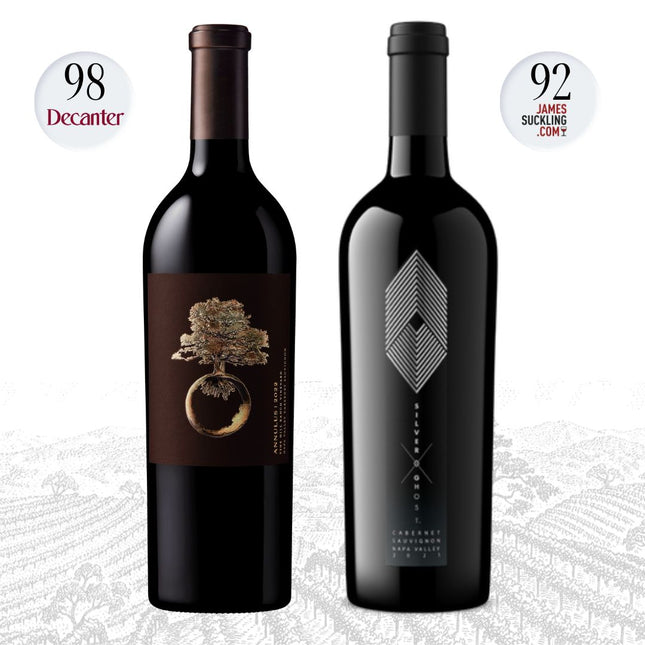 Duo - Annulus Vine Hill Ranch Oakville x Silver Ghost - 1976 WINEHOURS