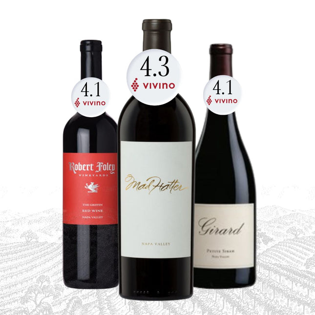 USA Red Power Trio – Napa & Lodi Bold Reds | World Cup Wine Trio