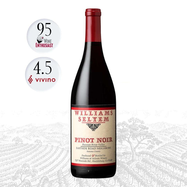 Williams Selyem Pinot Noir East Side Road Neighbors