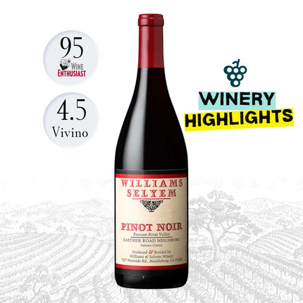 Williams Selyem Pinot Noir East Side Road Neighbors