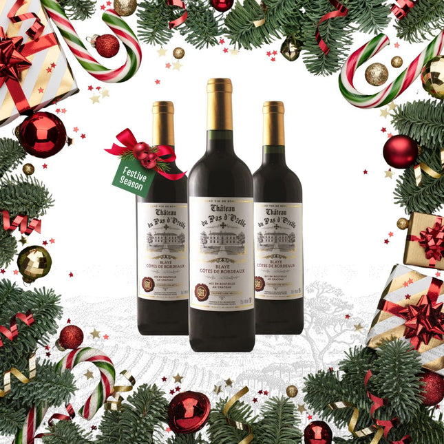 Buy 3 - 2022 Chateau Du Pas D'Ozelle Blaye-Cotes de Bordeaux Rouge