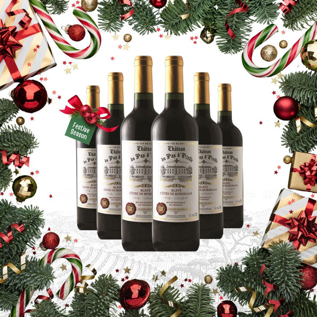 Buy 6 - 2022 Chateau Du Pas D'Ozelle Blaye-Cotes de Bordeaux Rouge