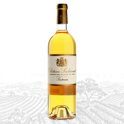Bottle of Château Latour wine on a white background