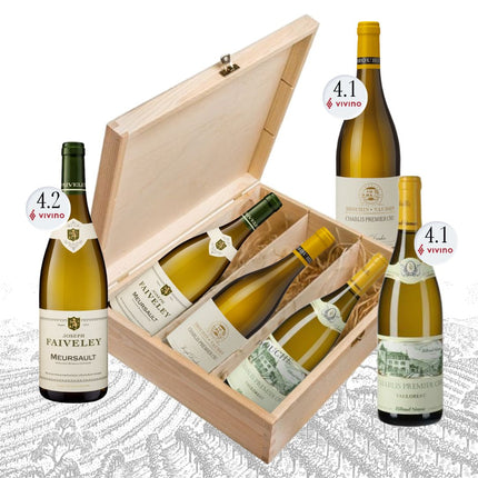 Trio Wooden Box - Burgundy Ghost of Chablis - 1976 WINEHOURS