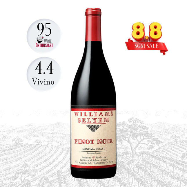 2022 Williams Selyem Sonoma Coast Pinot Noir