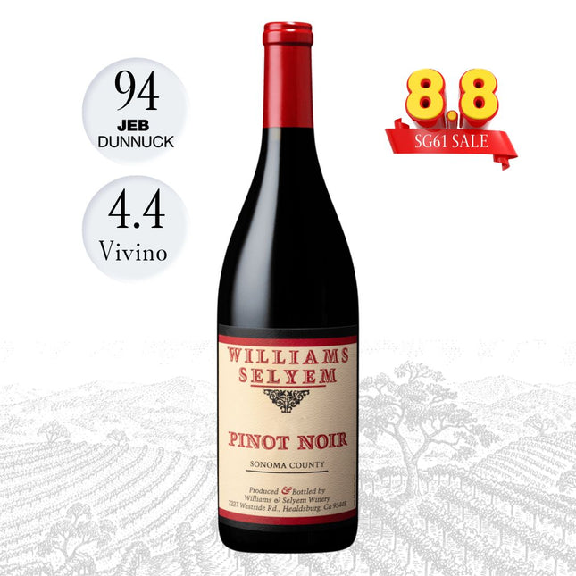 2023 Williams Selyem Pinot Noir Sonoma County