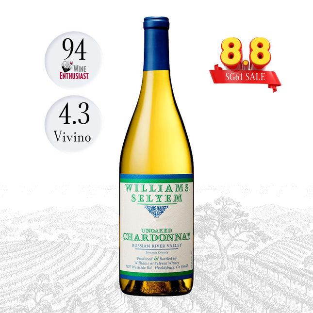 2023 Williams Selyem Unoaked Chardonnay